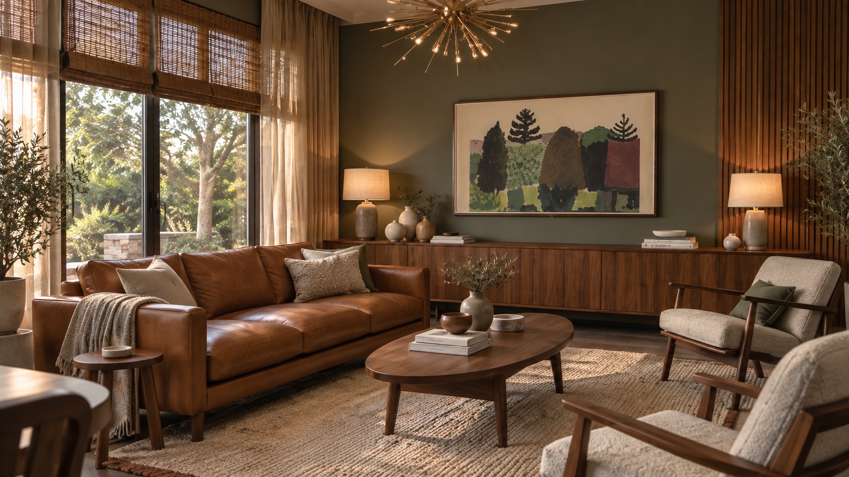30 Artworks to Elevate your Mid-Century Modern Living Room