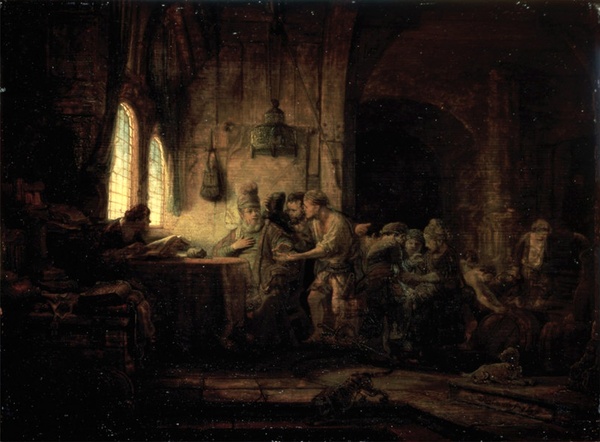 Parable of the Laborers in the Vineyard - Rembrandt van Rijn (1637)