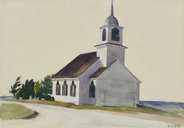 Spurwink Church - Edward Hopper (1927)