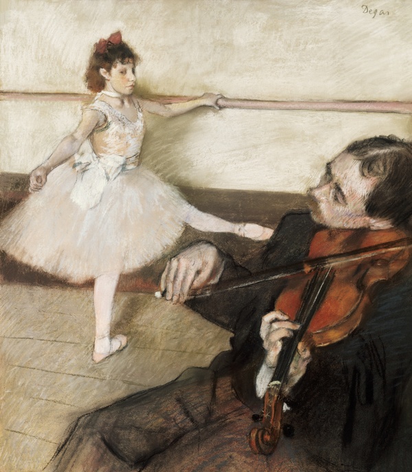 The Dance Lesson - Edgar Degas (1879)