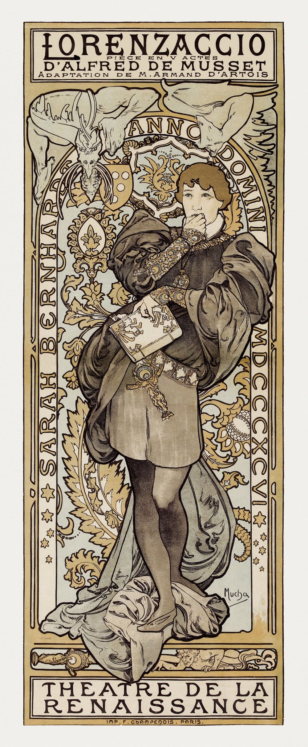 Lorenzaccio - Alphonse Mucha (1896)