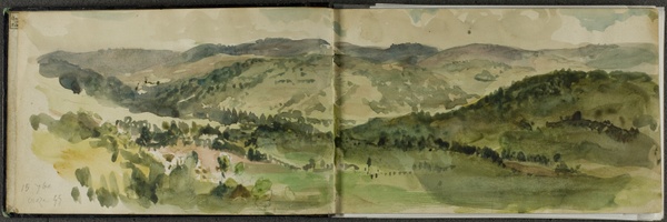 Sketchbook from the Artist's Trip to Germany - Eugène Delacroix (1855–1859)