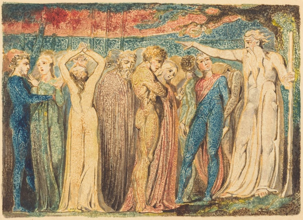 Joseph of Arimathea Preaching to the Britons - William Blake (c. 1795)
