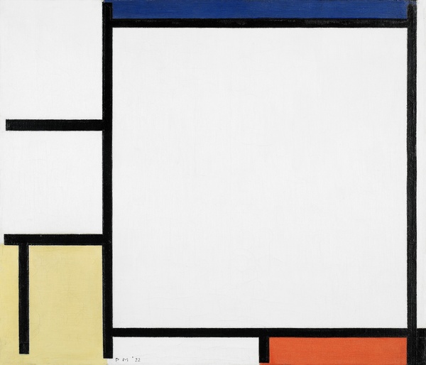 Composition Blue, Red, Yellow, Black - Piet Mondrian (1921)