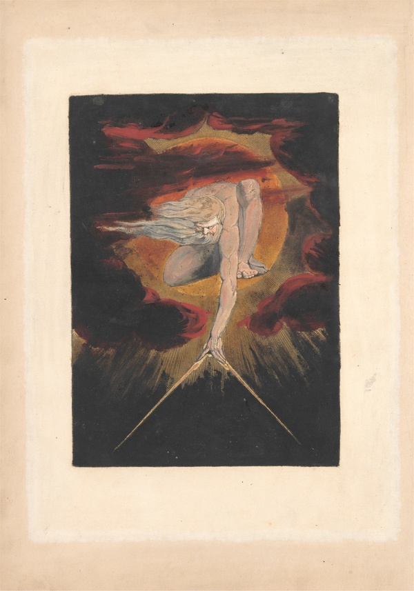 Europe. A Prophecy, Plate 1, Frontispiece ("The Ancient of Days") - William Blake (1794)