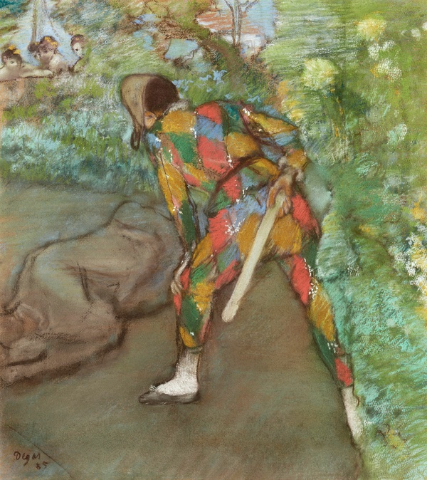Harlequin - Edgar Degas (1885)