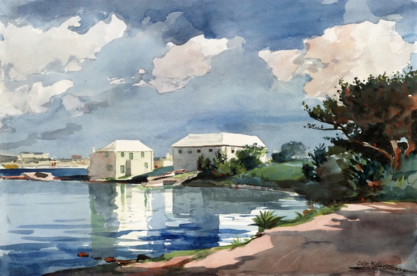 Salt Kettle, Bermuda - Winslow Homer (1899)