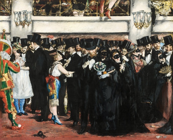 Masked Ball at the Opera - Édouard Manet (1873)