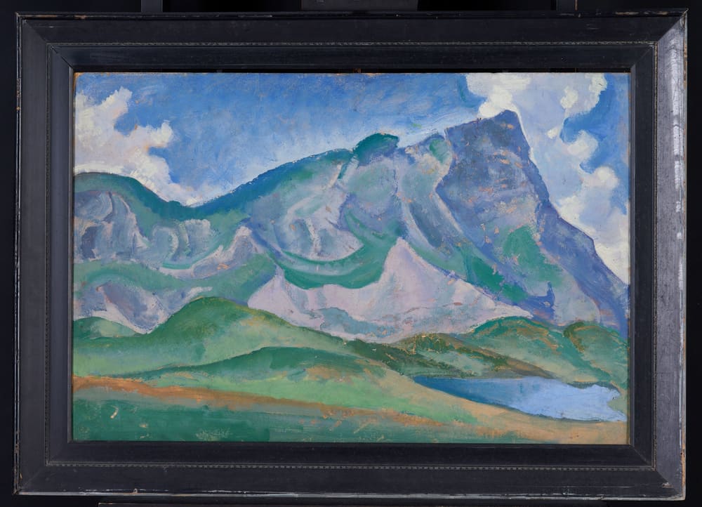 Berglandschaft (Brüninghaupt) - August Babberger