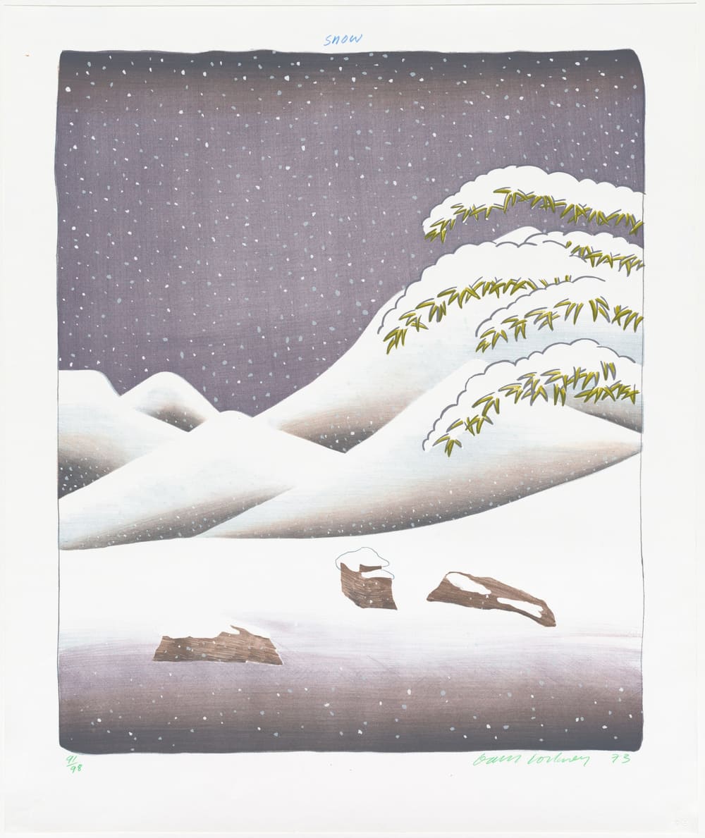 Snow - David Hockney
