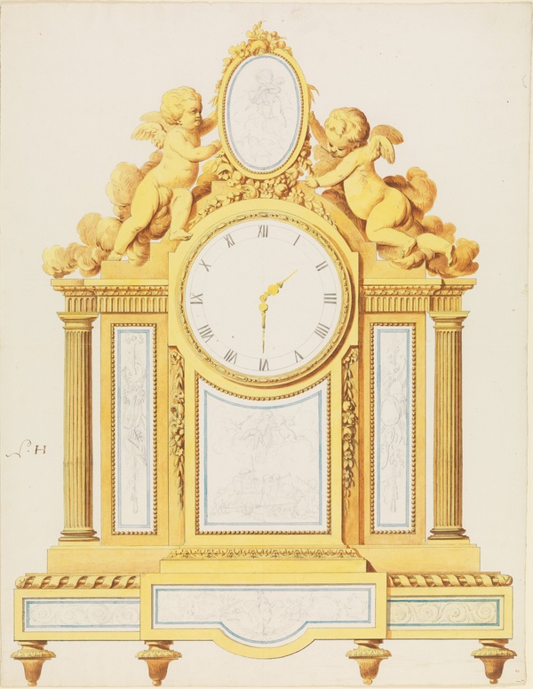 Design for a Clock - Anonymous, French (ca. 1781–1785)