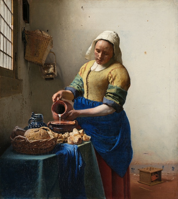 The Milkmaid - Johannes Vermeer (c. 1658)