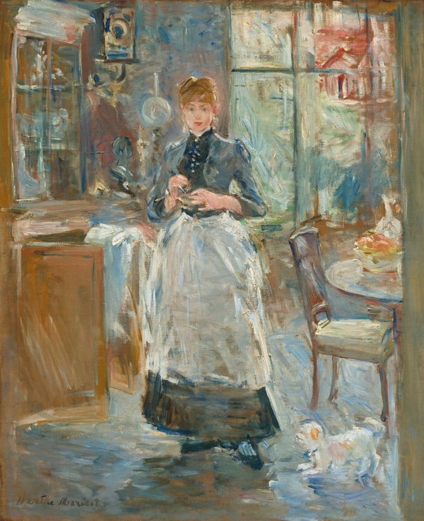 In the Dining Room - Berthe Morisot (1886)