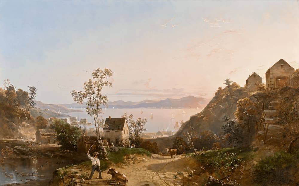 View of Peekskill - Régis-François Gignoux (1846)