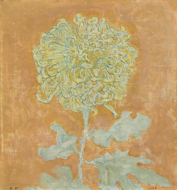 Chrysanthemum - Piet Mondrian (1908)