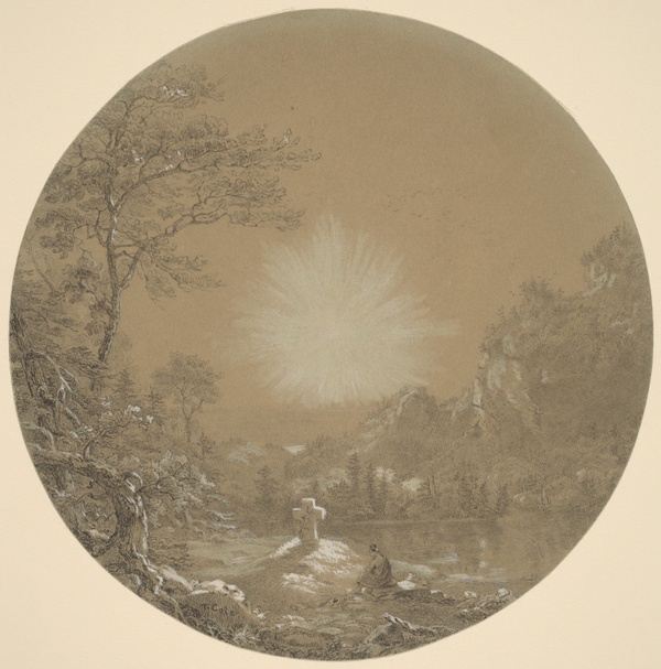 The Cross in the Wilderness - Thomas Cole (c. 1844)