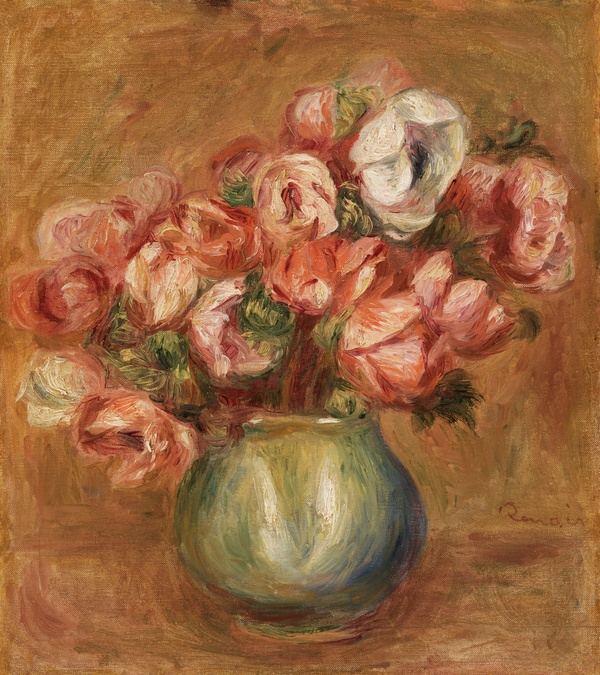 Anemones (Anémones) - Pierre-Auguste Renoir (1907)