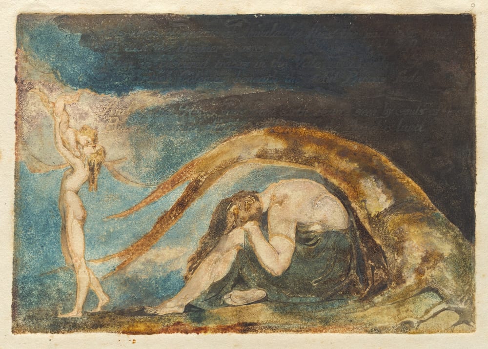 Dream of Thiralatha [from "America," cancelled plate d] - William Blake (1794)