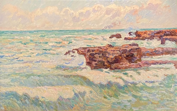 The Sea at Saint-Palais - Armand Guillaumin (1892)