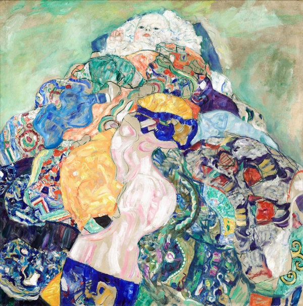 Baby (Cradle) - Gustav Klimt (1917/1918)