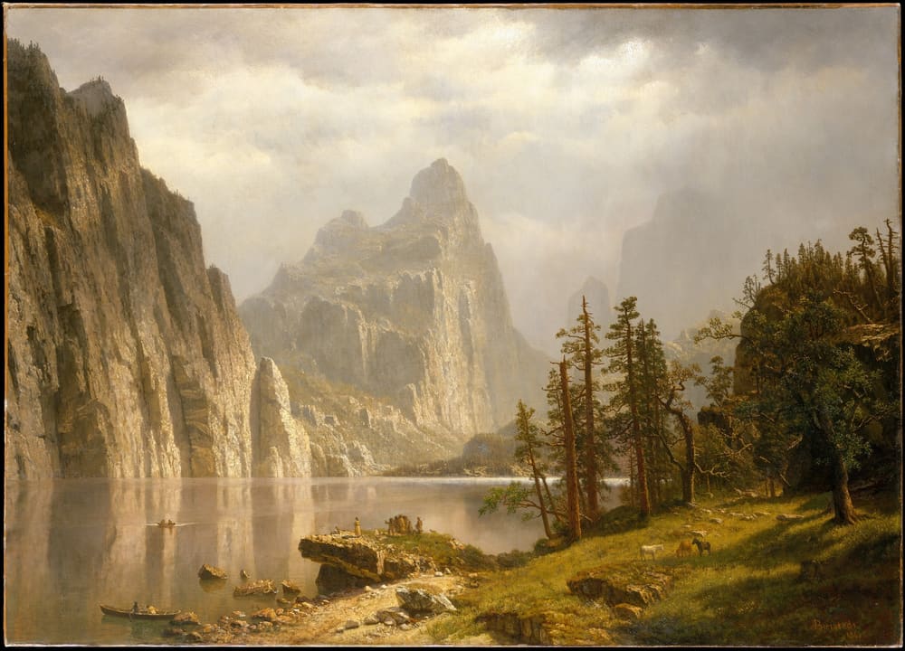 Merced River, Yosemite Valley - Albert Bierstadt (1866)