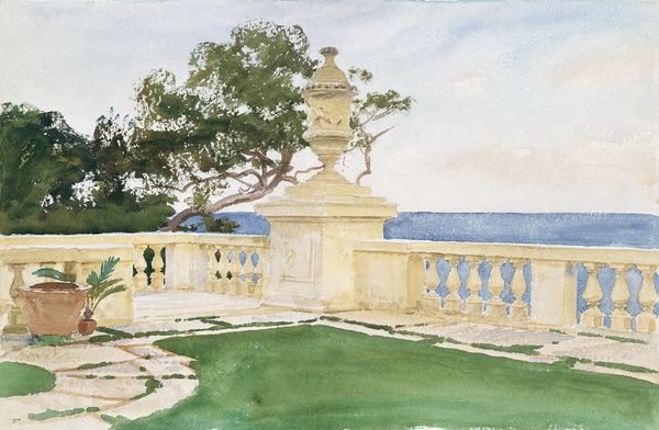 Terrace, Vizcaya - John Singer Sargent (1917)