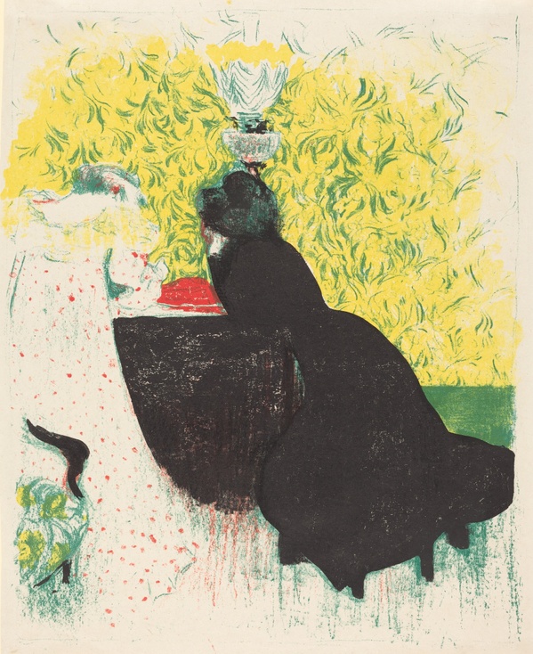 Two Sisters-in-Law (Les deux belles-soeurs) - Édouard Vuillard (1899)