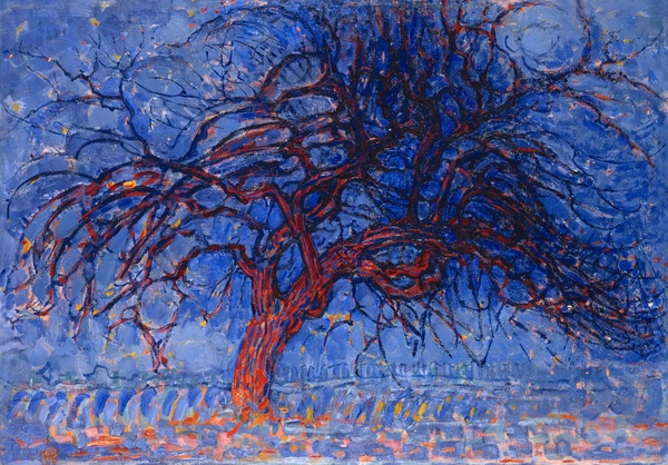 Avond (Evening): The Red Tree - Piet Mondrian (1908)