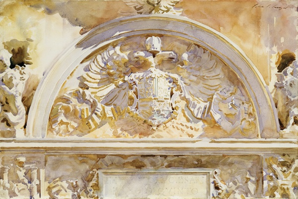 Escutcheon of Charles V of Spain - John Singer Sargent (1912)
