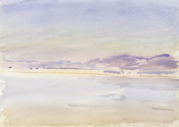 Sunset at Sea - John Singer Sargent (ca. 1905–1906)