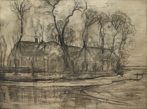 Farm at Duivendrecht - Piet Mondrian (c. 1905–1914)