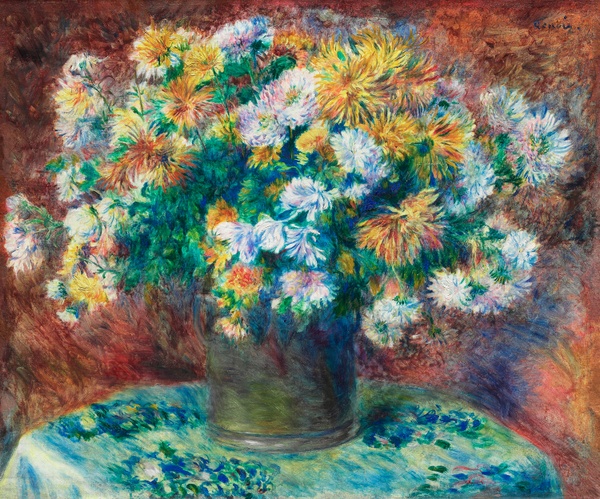 Chrysanthemums - Pierre-Auguste Renoir (1881–1882)