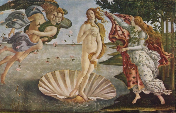 The Birth of Venus - Sandro Botticelli (1485)