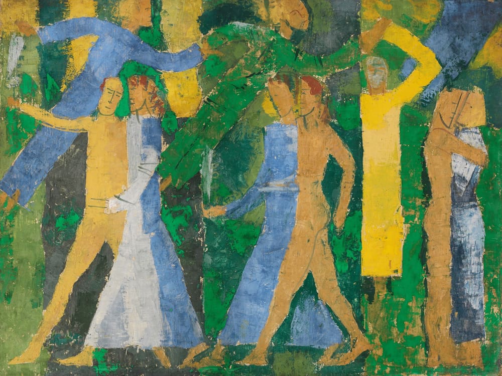 Paare im Walde II - August Babberger