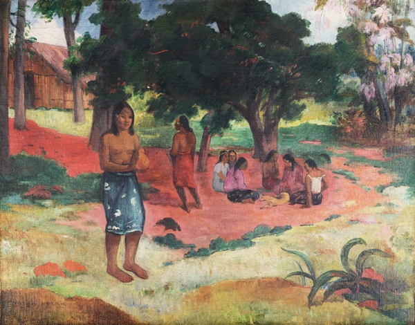Whispered Words (Parau Parau) - Paul Gauguin (1892)