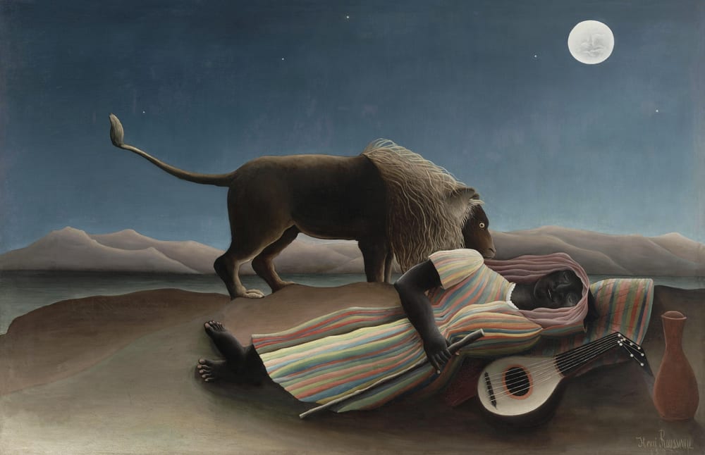 The Sleeping Gypsy - Henri Rousseau (1897)