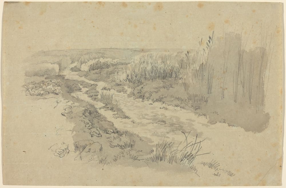 A Path through Fields near Leipzig - Carl Gustav Carus (1812)