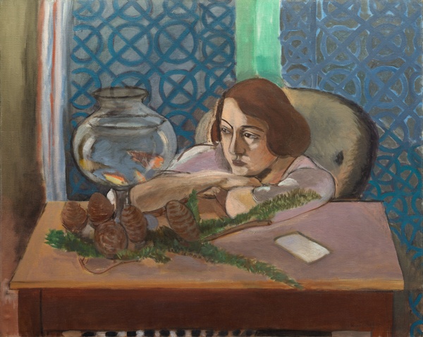 Woman before an Aquarium - Henri Matisse (1921–1923)