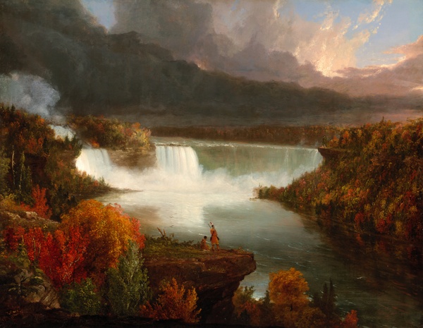 Distant View of Niagara Falls - Thomas Cole (1830)