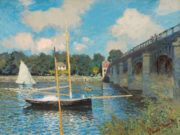 The Bridge at Argenteuil - Claude Monet (1874)
