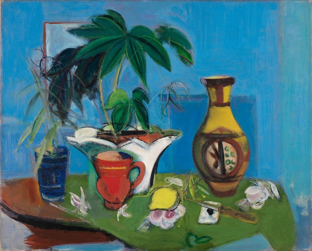 Stillleben mit gelber Vase - Rudolf Levy