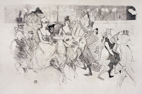 Une redoute au Moulin Rouge (A Gala Evening at the Moulin Rouge) - Henri de Toulouse-Lautrec (1893)