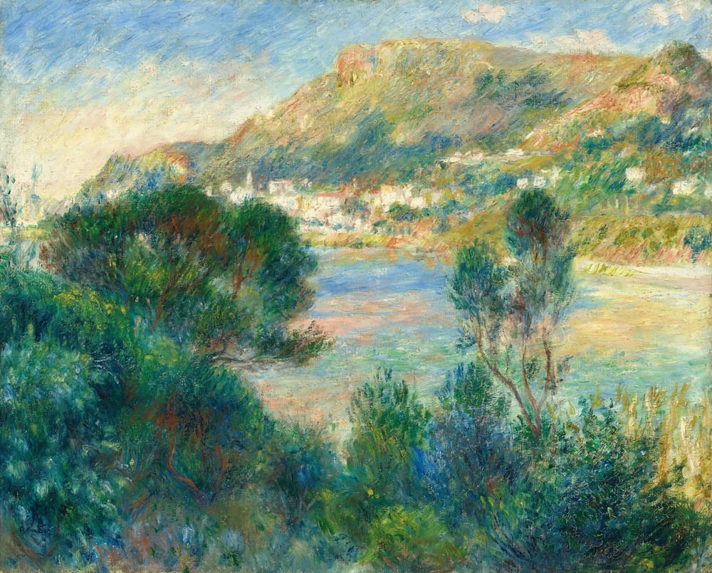 View of Monte Carlo from Cap Martin - Pierre-Auguste Renoir (1888)