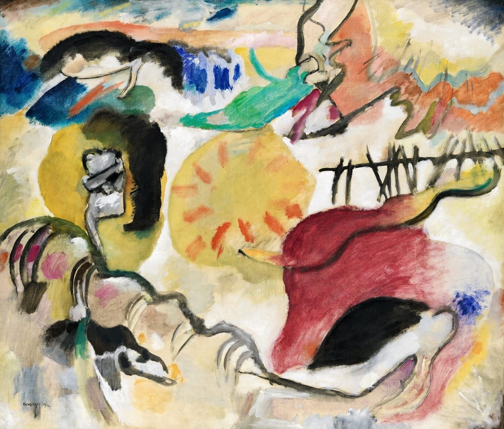 Improvisation 27 (Garden of Love II) - Wassily Kandinsky (1912)
