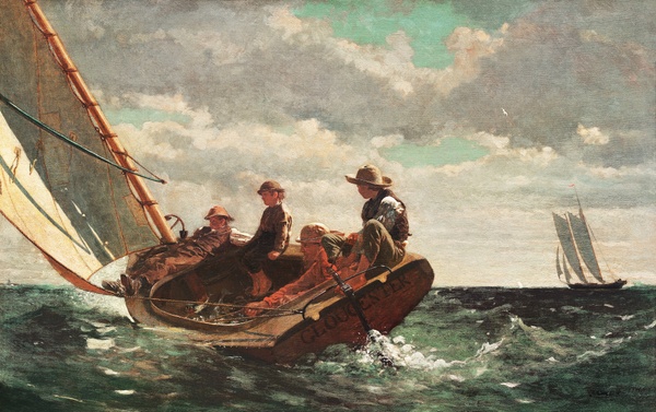 Breezing Up (A Fair Wind) - Winslow Homer (1876)