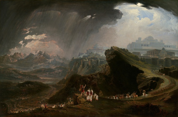 Joshua Commanding the Sun to Stand Still upon Gibeon - John Martin (1816)