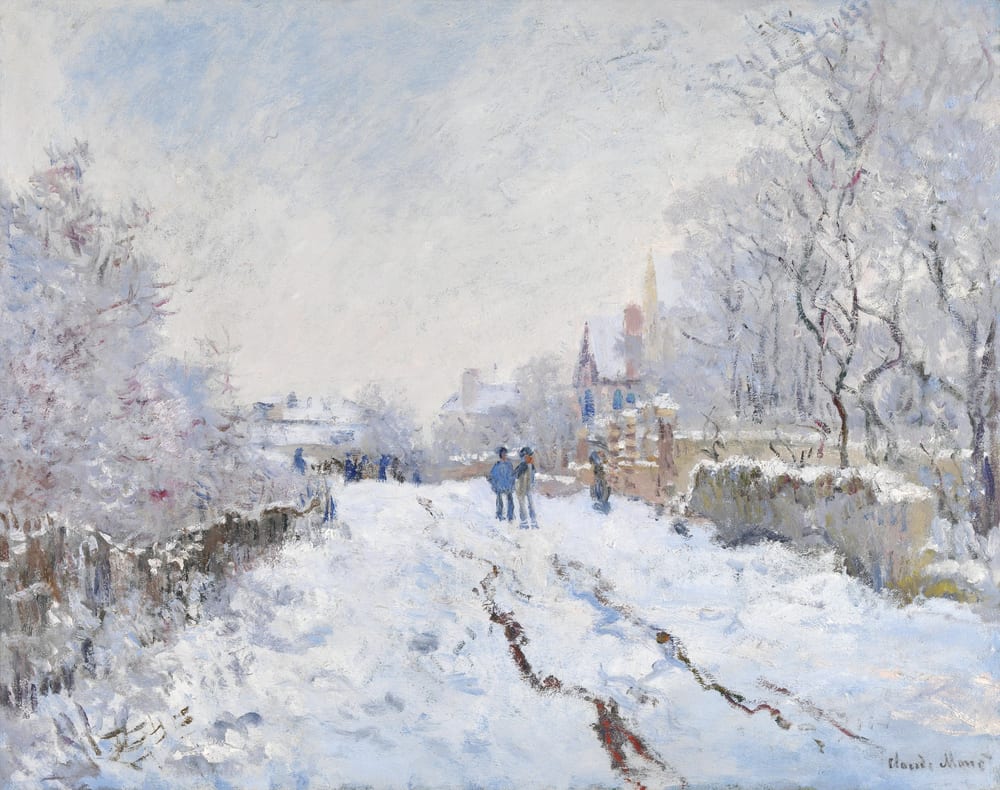 Snow at Argenteuil - Claude Monet (1875)
