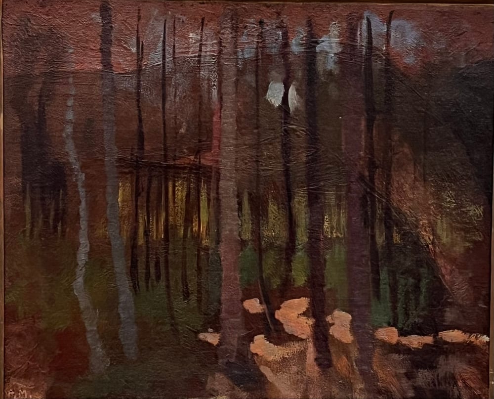 Forest - Piet Mondrian (1898-1899)