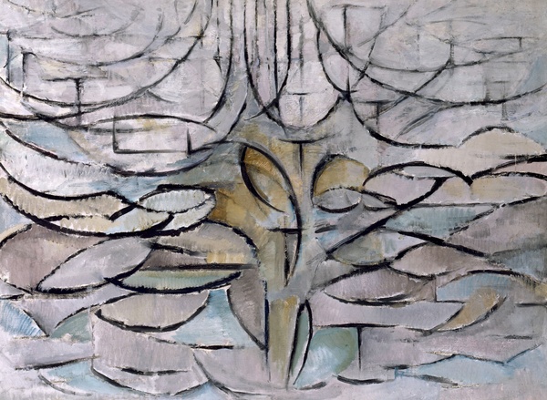 Flowering Apple Tree - Piet Mondrian (1912)