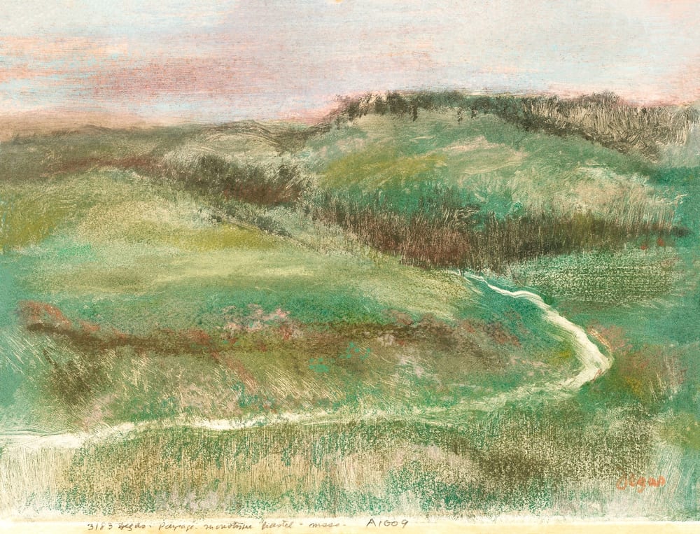 Landscape - Edgar Degas (1892)